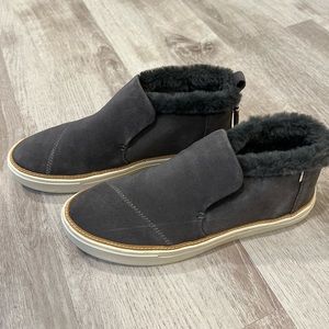 Toms Paxton Slip On, size 8, Gray